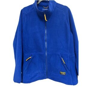 L.L.Bean Mountain Classic Fleece Jacket - Woman's Blue Size 1X